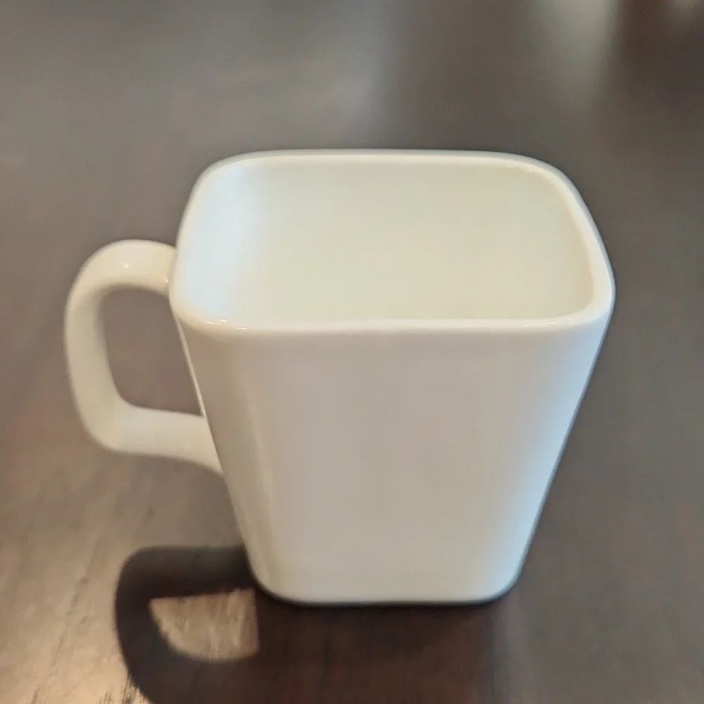 Crate&Barrel Espresso Cup, white square